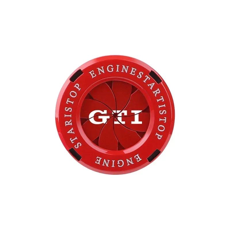 ·Car Onekey Start Stop Button Cover Protection Cap Sticker For VW GTI Rline Polo Golf Passat CC Tiguan Arteon Jetta Scirocco Bor
