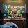 Non-Toxic Luminous Wordpad Led Drawing Board Diy Acrylic Board With Colour Pens Led Note Board Kid Drawing Toy Blackboard With Night Light