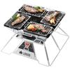 LOGOS Pyramid Iron Grill Roaster Wide x 16cm Deep x High 81064205, Black, Approx. 27.5cm 1.5cm