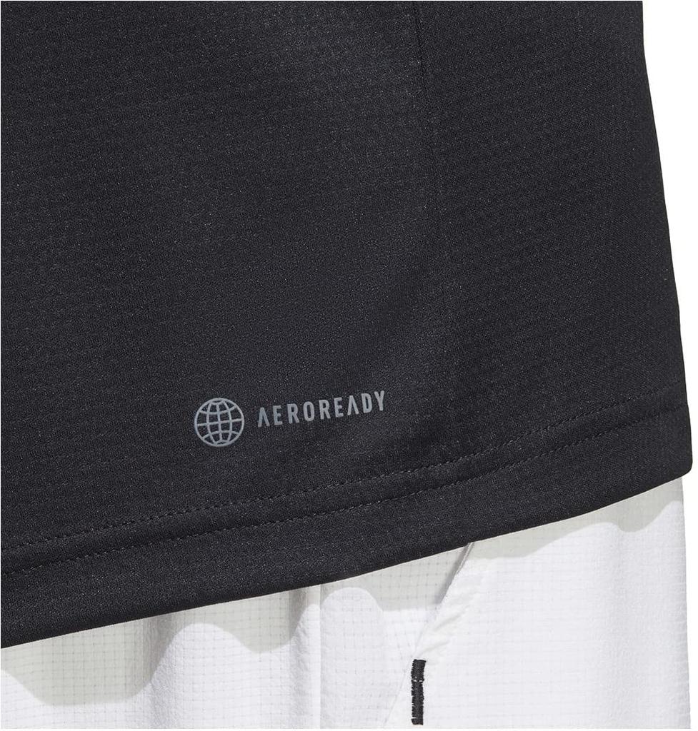 Adidas RDY MMC35 Raglan Short Sleeve with Cooling Black HEAT. Men's T-Shirt Quick-Drying Technology, Men's (HT7206)