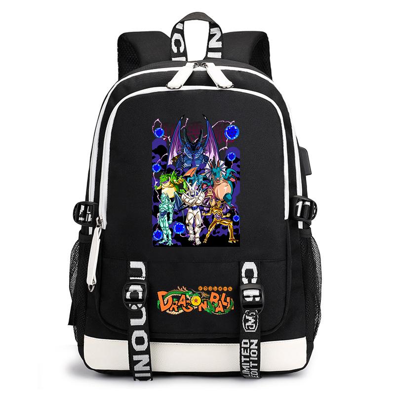 Anime Dragon Ball Backpack for School Casual Daypack for Kids Teenagers Students Boys Girls Everyday Use