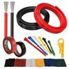 Fio de Silicone de Bitola 12 (4m Preto e 4m Vermelho) - Fio de Silicone Macio, Flexível, de Baixa Impedância, 12 AWG, com 680 Fios de Cobre de 0,08 mm (para RC