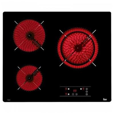 TEKA TB6310 Vitroceramic Hob - 60 Cm - Black - 3 Cooking Zones