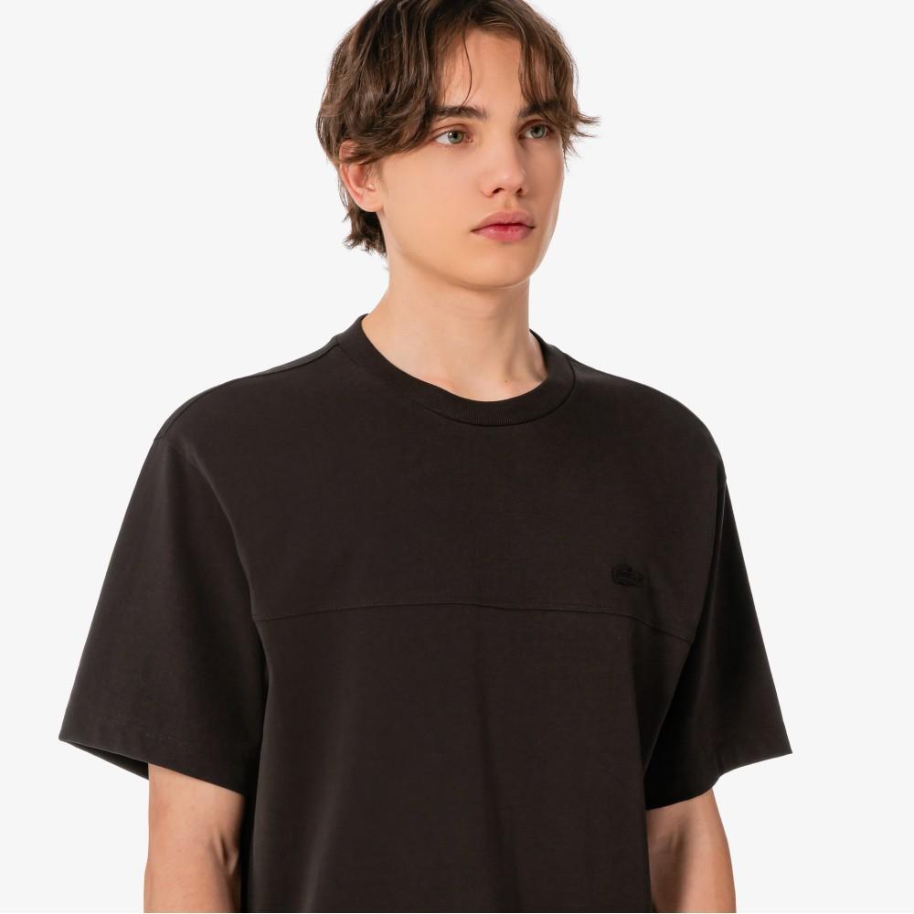 Lacoste Men's Strong Weave Panel Short-Sleeve T-Shirt TH358E-56G3LA
