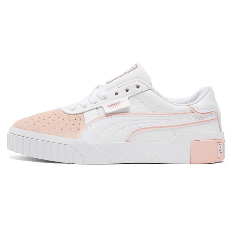 Puma Cali Casual Low Top Sneakers Women sneakers White Pink 375008-02