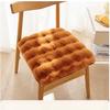 Chair Cushion, Gradient Imitation Rabbit Fur Plush Chair Cushion, Pet Friendly Seat Cushion,Winter Thick Plush Dining Chair Cushion