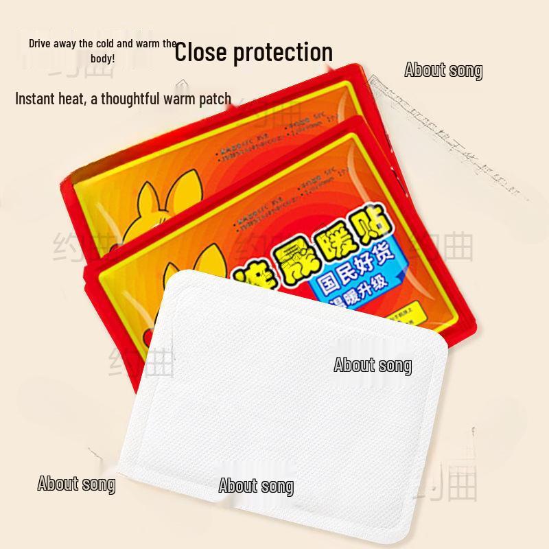 Kışın Soğuktan Korunma ve Adet Konforu İçin Kendiliğinden Isınan Uzun Süre Kalıcı Sıcak Vücut Etiketi