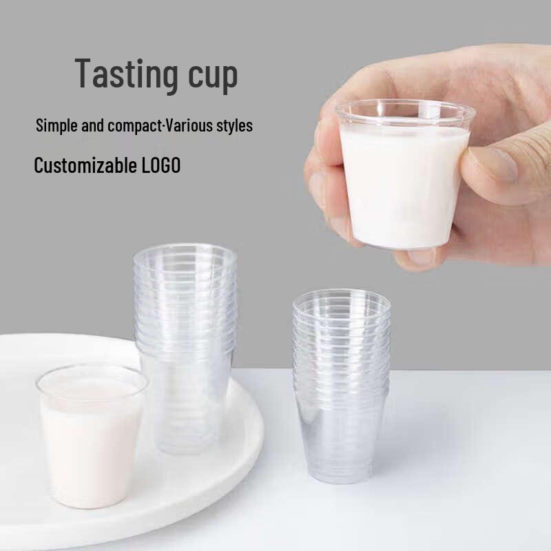 100ml Bullet Shape Disposable Hard Plastic Tasting Cups