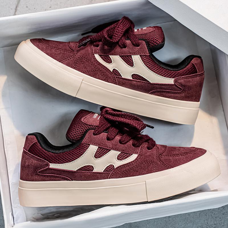 Herren Sportschuhe Herrenschuhe Weichsohlige Rutschfeste Lässige Board-Schuhe Student Schnürschuhe Outdoor Reiseschuhe