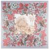 130cm*130cm High Quality Large Square Scarves Shawls Luxury Brand Bohemian Flowers and Birds Twill Silk Scarf For Women Headband