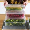 Plastic Transparent Storage Containers Food Organizer Boxes Preservative Box Refrigerator Organizer