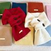 Wool Knitted Winter Scarf For Women Warm Cashmere Scarves Neckchief Solid Lady Shawl Wrap Female Pashmina Bufanda