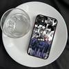 Hot Anime T-Tougen A-Anki For IPhone 16 Pro Max 15 14 13 12 11 XS MAX X Plus Candy Color Matte TPU Phone Cover
