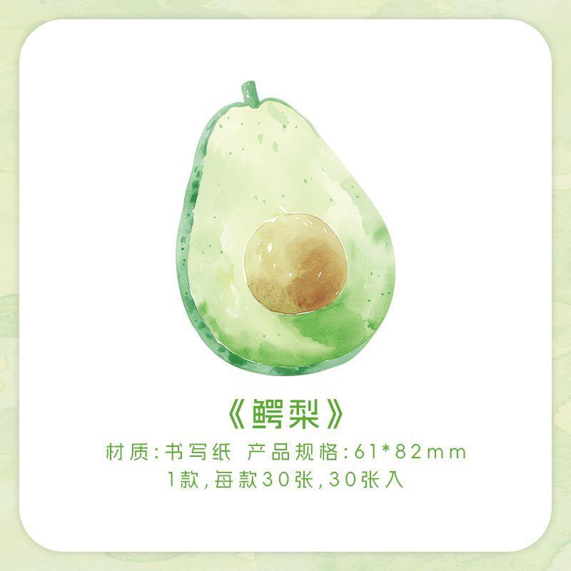 

Special Shaped Office School Supplies Notes Fruit Basket Cute and Fun Sticky Student Wall Messages Memo Pad Kawai Gift