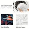 Dark anime style 2D Flat Pattern Flannel Blanket High quality All Seasons Warmth and Comfort Perfect for Christmas Gifts.PMT0914235