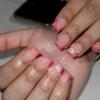 24PCS French Short Square Press On Nails Lightweight & Easy To Stick False Nails for Women Nail Art Decoration