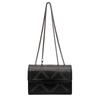 Elegant Fashionable Small Square Crossbody Bag For Women In Black And White With Trendy Street Style
