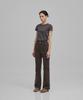 ANOTHER OFFICE WOMEN W. Stretch Slimfit Tee (Charcoal)