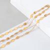2 Meters Stainless Steel Golden Long Chain for DIY Women Bracelet Necklace Jewelry Findings Accessories Multi-Size Multi-Shape