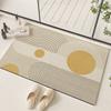 Silica Diatomite Bath Mat Absorbent Fast Drying Non Slip Floor Rug Bathroom Entrance Modern Minimalist