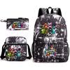 Poppy's Game Time Starry Sky Elementary School Bag Nightmare Animal Large Capacity Backpack Three-piece Set
