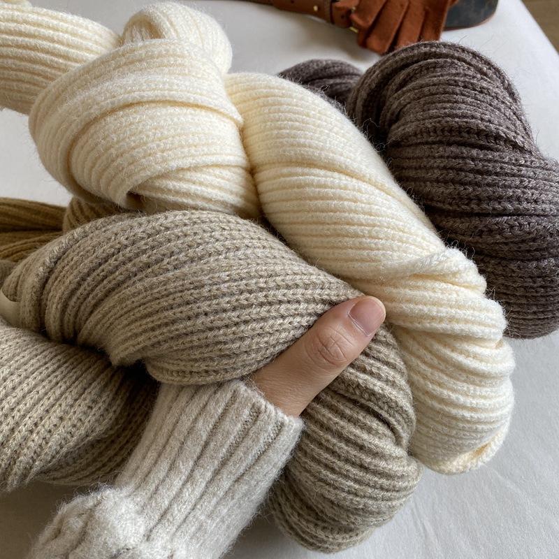 Vinter Dameimitasjon Cashmere Smudged Warm Bag Tykket mykt dusk sjal