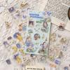 Yue Zhen Waterproof Character Stickers for Journals and Kids - PET Material