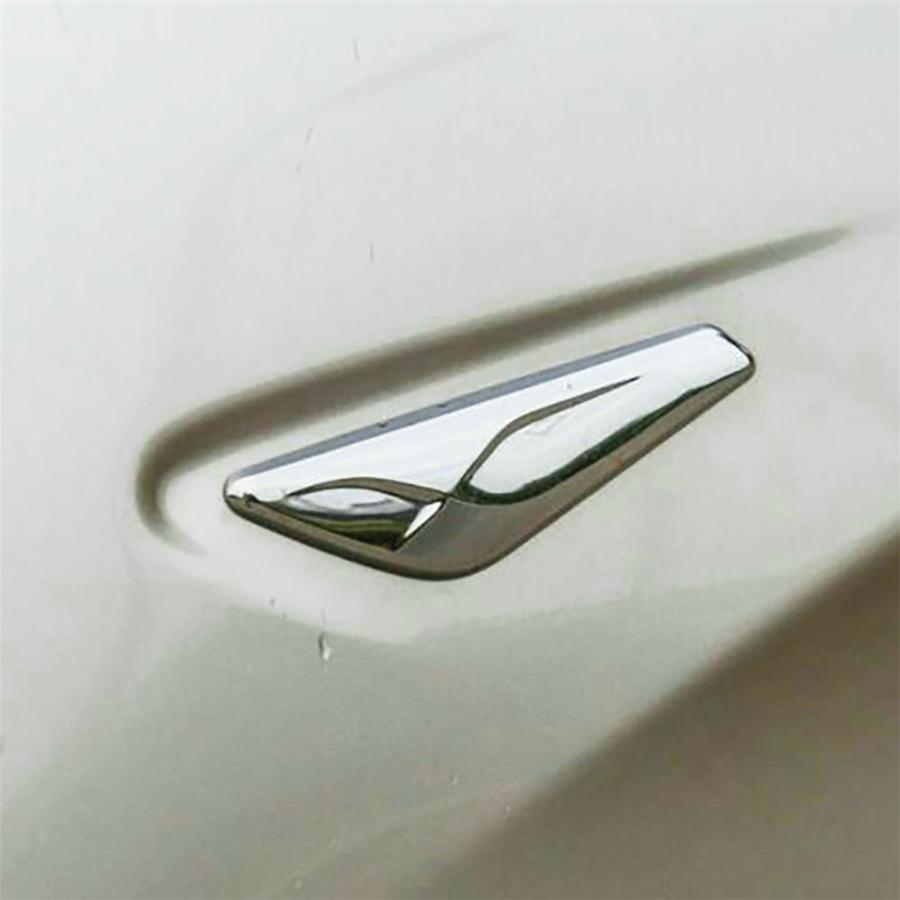 Chromová lišta blatníku přední levé strany # 51117338569 Pro BMW X3 X4 F25 F26