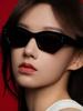 Vintage Small Rivet Cat Eye Sunglasses Women Fashion Brand Luxury Designer Polygon Cat-eye Sun Glasses UV400