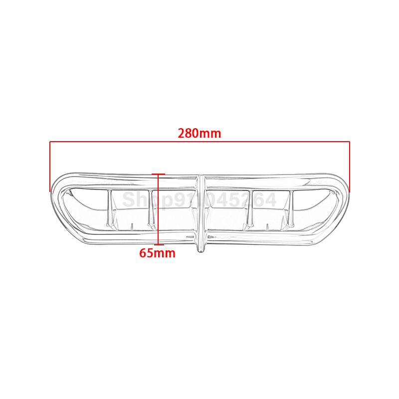 Motorcycle Fairing Vent Outer Front Accent Motocross For Harley Touring&Trike 14-21 Outer Electra Street Glide Trike Glide Ultra