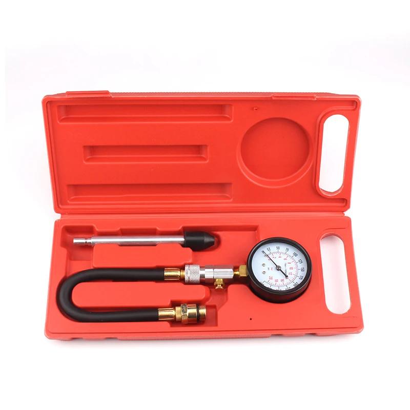 Gasoline Engine Compression Tester Cylinder Pressure Gauge Automobile Motorcycle Petrol Engine Inspection Car Test Manometer Kit