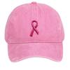 Embroidered Adjustable Vintage Baseball Cap in Pink
