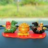 Year of the Horse Zodiac Car Dashboard Ornament Set