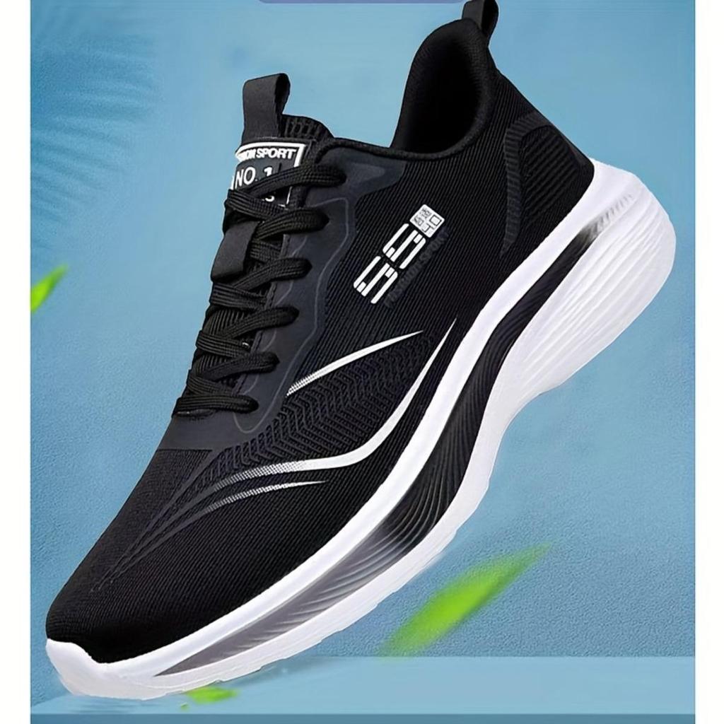 Men's Shoes for Spring and Summer: Breathable Mesh Surface, Ultra-light Soft Sole, Anti-slip and Shock-absorbing Student Running Casual Sports Shoes