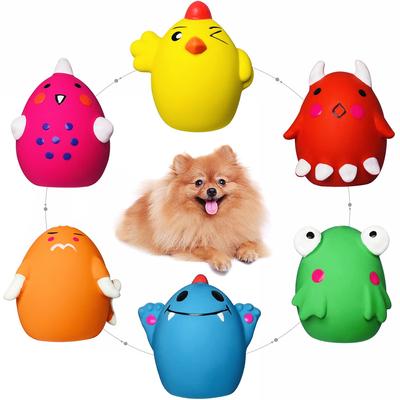 Dog Toys with Dog Toys Eggs Stress Egg Suitable for Small Dogs 6 Piece Set Sounds, Relief, Shaped, -