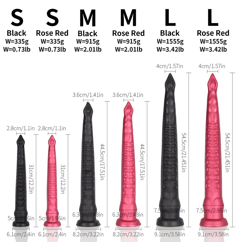 New 55cm Long Big Anal Plug Octopus Suction Cup Analsex Toy 3 Size Buttplug Sex Toys for Cupple Dildo and Sex Toys Fantasy Toys S-L Climax Masturbator