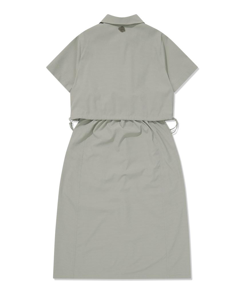 Bbc Earth Women'S Layered Cool Seaker Dress Light Khaki