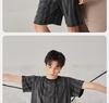 Xuan Liang Men's Sleepwear Summer Thin Modal Cotton Short Sleeved Shorts Casual Outerwear Cool Home Clothing Set