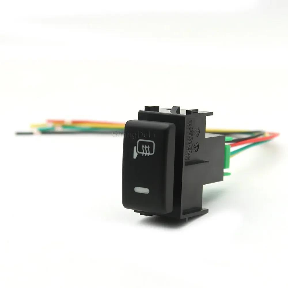 1 PC Car LED Fog Light Radar Power On Off Camera Mirror Switch Push Button For Nissan Patrol Y62 Qhashqai Tiida X-TRAIL