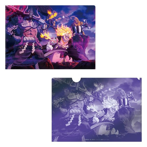 One Piece Metallic Clear File Wano Country 2023 Key Visual B Limited Edition Official Merchandise