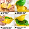 1pc Lemon Squeezer 2 in 1 Fresh Orange Citrus Lime Fresh Fruit Juicer Press Metal Hand Press Extractor Portable Manual Juicer