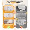 Silicone Splash Guard for Bathtub, 2 Pack Shower Water Guards Large Bathtub Splash Guard Self-Adhesive Waterproof Shower Splash Guards to Keep Water