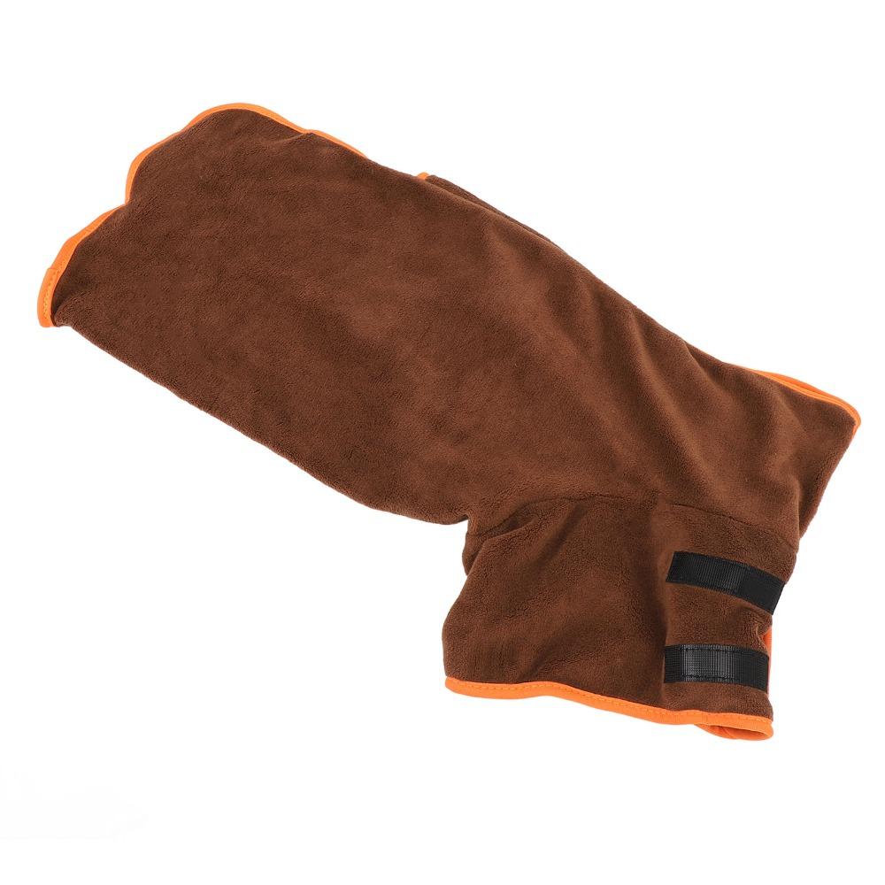 Fast Drying Dog Bathrobe Towel Super Absorbent Dog Towel Wrap Super Absorbent Robe  After Bath