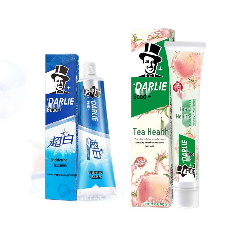 Darlie Supreme White & Tea Tree Peach Toothpaste Combo