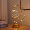 LED Moon Shape Lamp Romantic Iron Desk Lamp Ambient Lighting Night Light