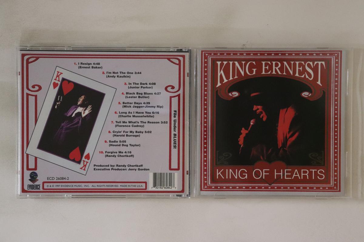 

CD KING ERNEST King Of Hearts ECD26084 EVIDENCE 1997 US Blues Used