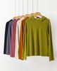 Women's Warm Ginger Velvet Hoodie: Versatile Spring/Autumn Solid Color Top
