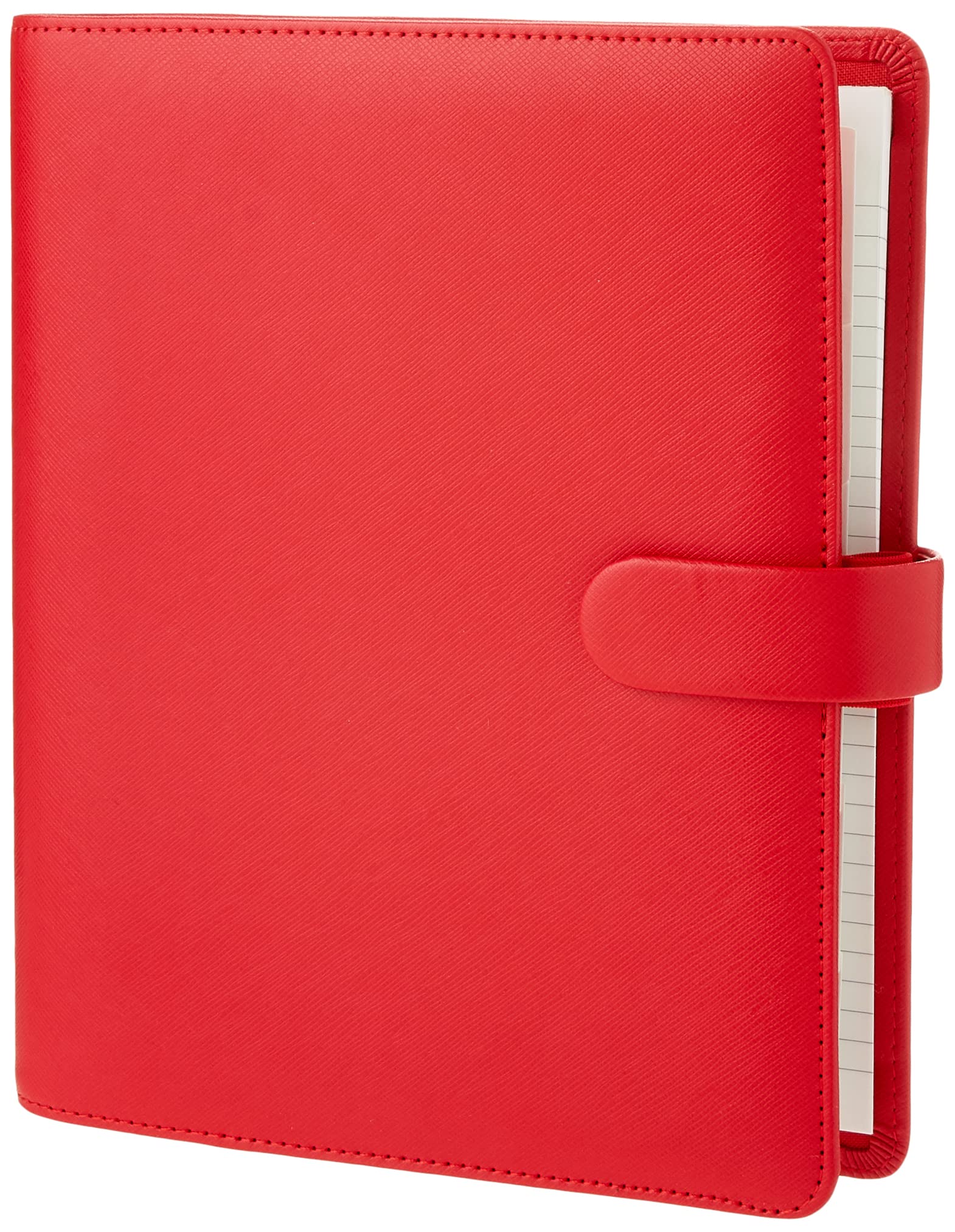 

Filofax Saffiano A5 System Organizer, Poppy, 022622, Officially Imported