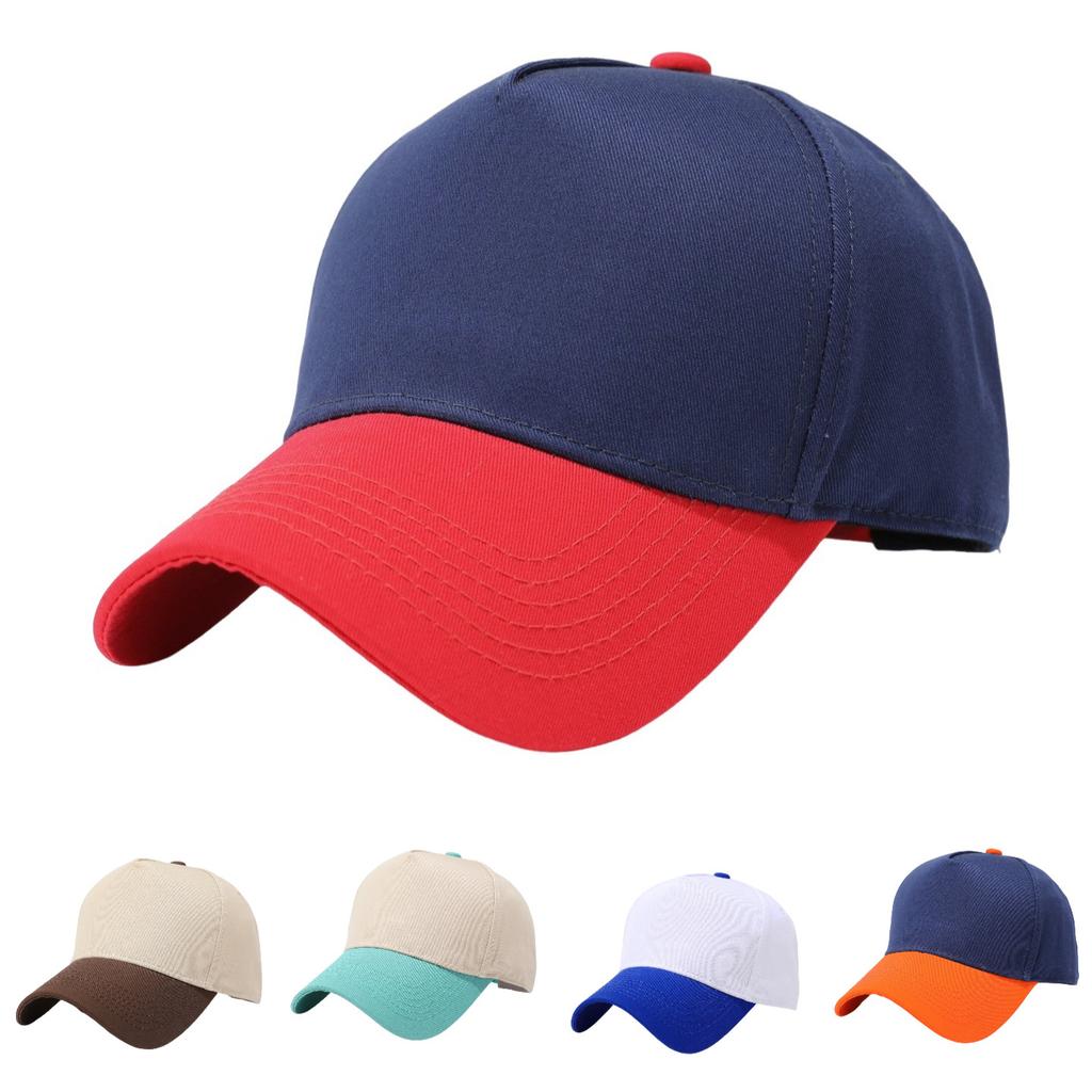 New color matching hardtop baseball cap women's summer net hat sun hat men's American breathable sunscreen truck driver hat