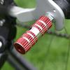 1 paio di scanalature antiscivolo, robusti, portanti, ad alta durezza, pedali posteriori per bici, poggiapiedi in alluminio, accessori per bici